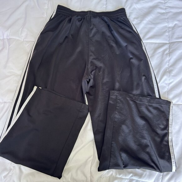 VTG 90s Adidas Joggers Sweatpants Mens Size Large Drawstring Black Pockets Ankle - Picture 8 of 8